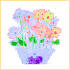 Drawing of flowers in a vase