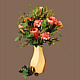 Protea , Carnations and Gumleaves